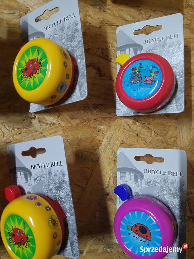 Dzwonek plastal dziecięcy naklejka różne kolory Głogowa