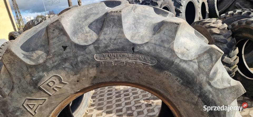 18426 184r26 4808026 Goodyear BKT 70 bieżnik Opony rolnicze Nowe Miasto Lubawskie sprzedam