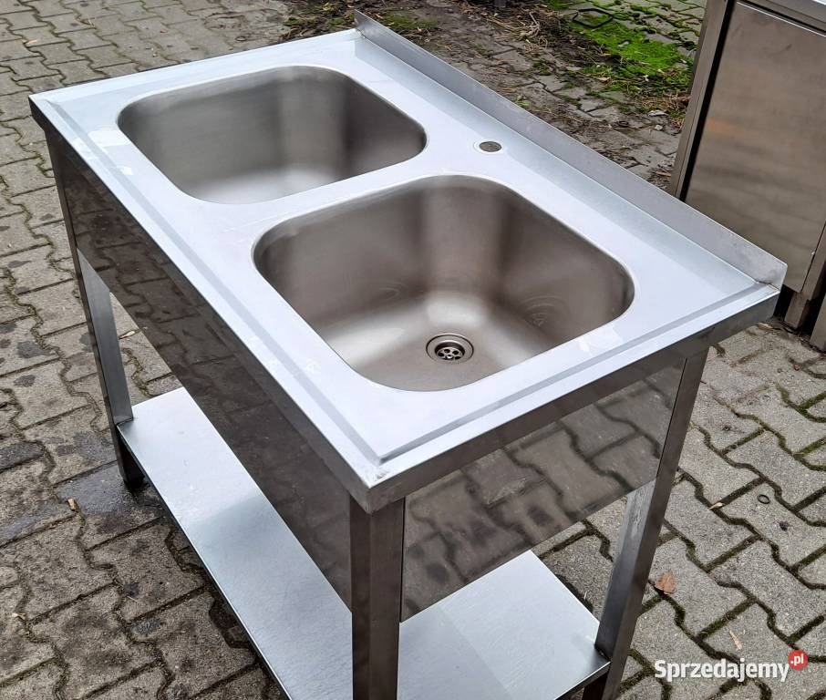 Zlew 2 komorowy z Półką 1006085 M1247 N Nowe Skalmierzyce