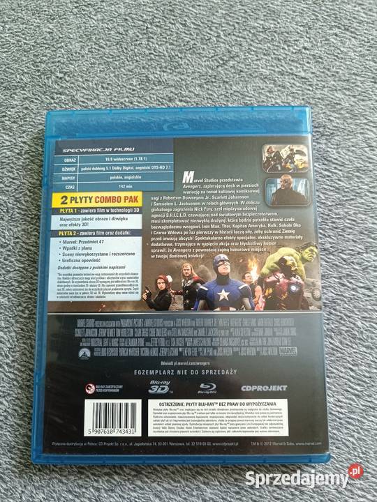Avengers Bluray 3D