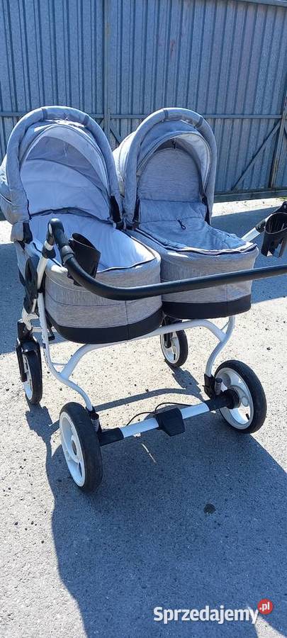 Wózek bliźniaków 3 w 1 Metal Opatów