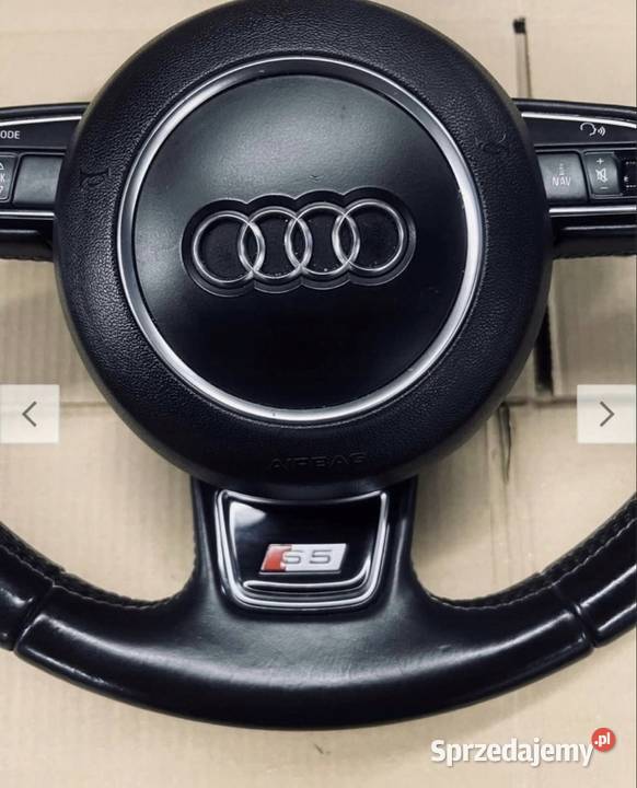 AUDI A5 S5 KIEROWNICA PODUSZKA ŁOPATKI KOMPLET Kierownice Starogard Gdański