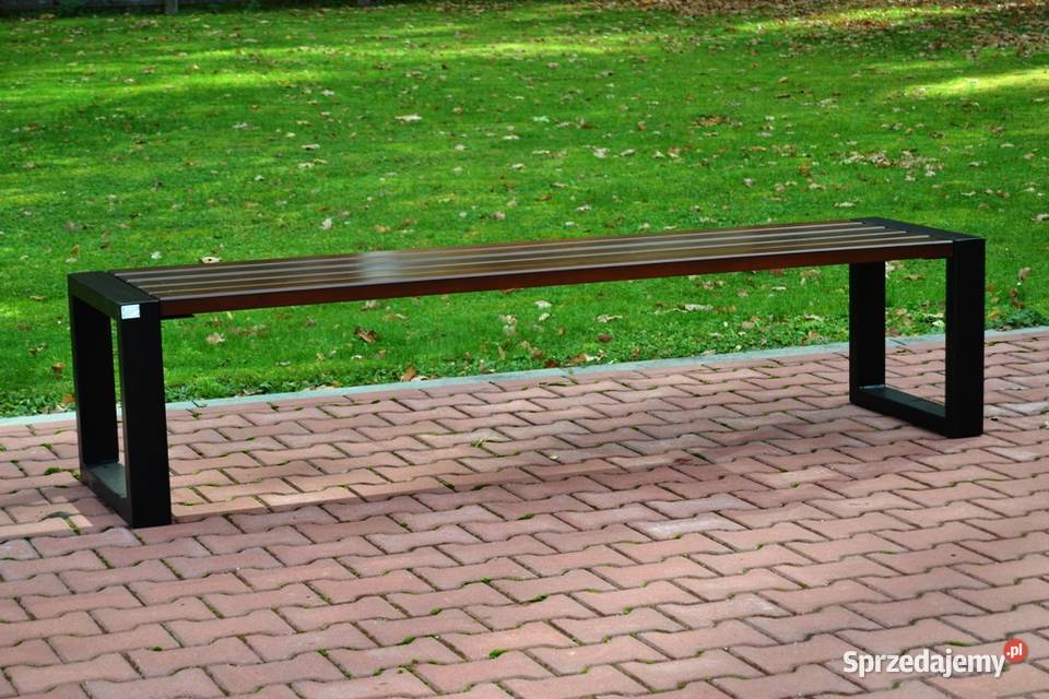 Ławka parkowa bez oparcia miejska ogrodowa loft sprzedam