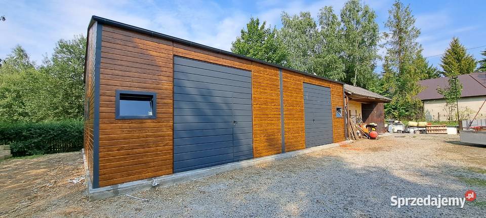Garaż Blaszany Drewnopodobny 9x6 m Garaże Toruń sprzedam