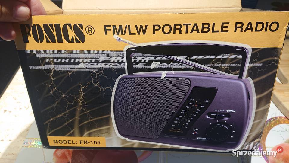 Nowe RADIO FONICS FN105 FMLW na Baterie i prąd Władysławowo