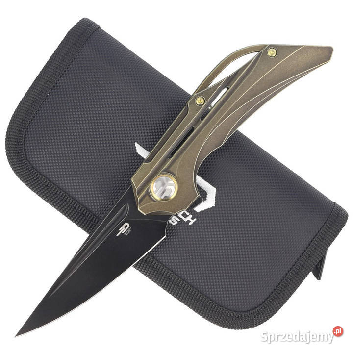 Nóż składany Bestech Vigil Bronze Titanium Black mazowieckie Warszawa
