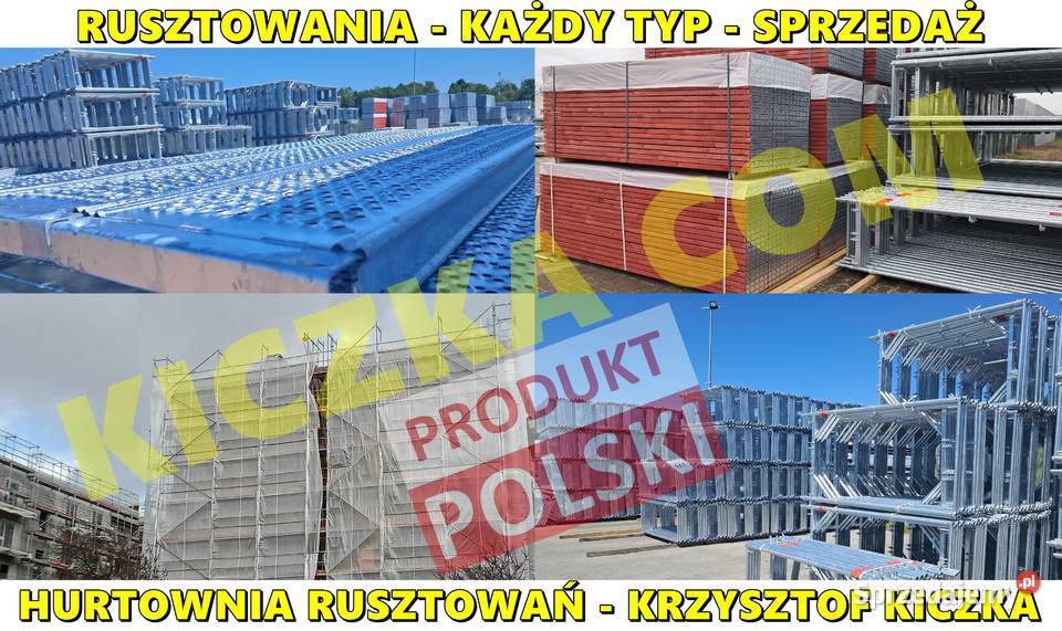 Rusztowania nie używane do elewacji Międzyrzecz sprzedam