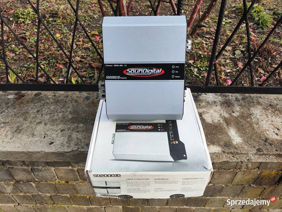 Wzmacniacz samochodowy 1 kanałowy monoblok sprzedam