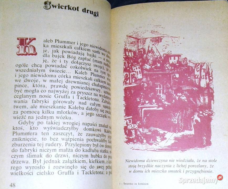 Świerszcz kominem Charles Dickens lubelskie