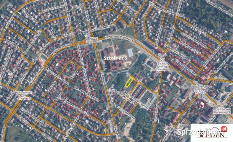 Ogłoszenie działka Łuków 819 metrów 58m