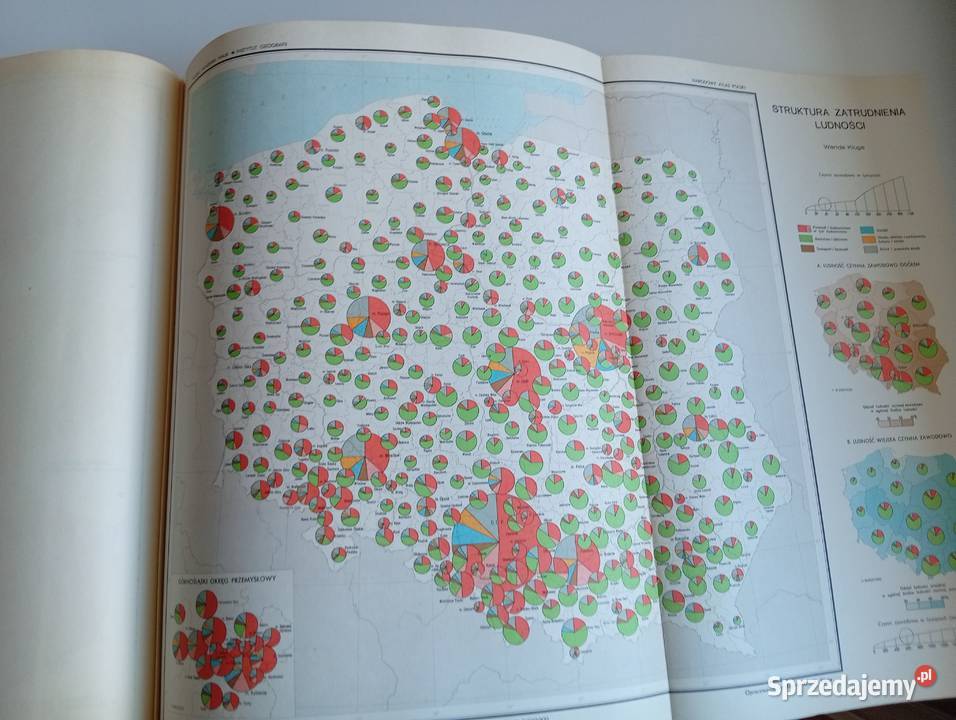 Książka Atlas Polski Książki naukowe i popularnonaukowe Wrocław