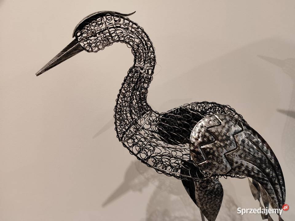 Ptaki metalowa do ogrodu Figurki i rzeźby Dębica