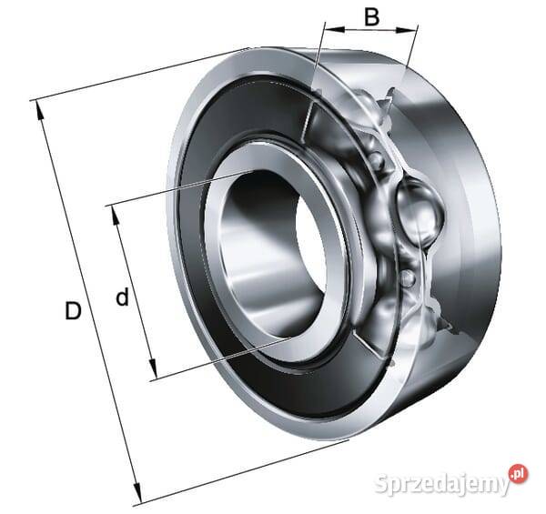 Łożysko kulkowe zwykłe 80x140x26 mm INAFAG Kamionna sprzedam