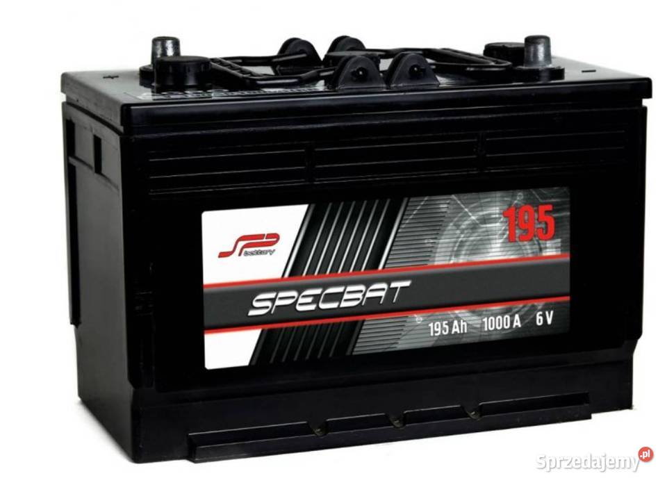 Akumulator SPECBAT AGRO 6V 195Ah 1000A EN LEWY Sokołów Podlaski