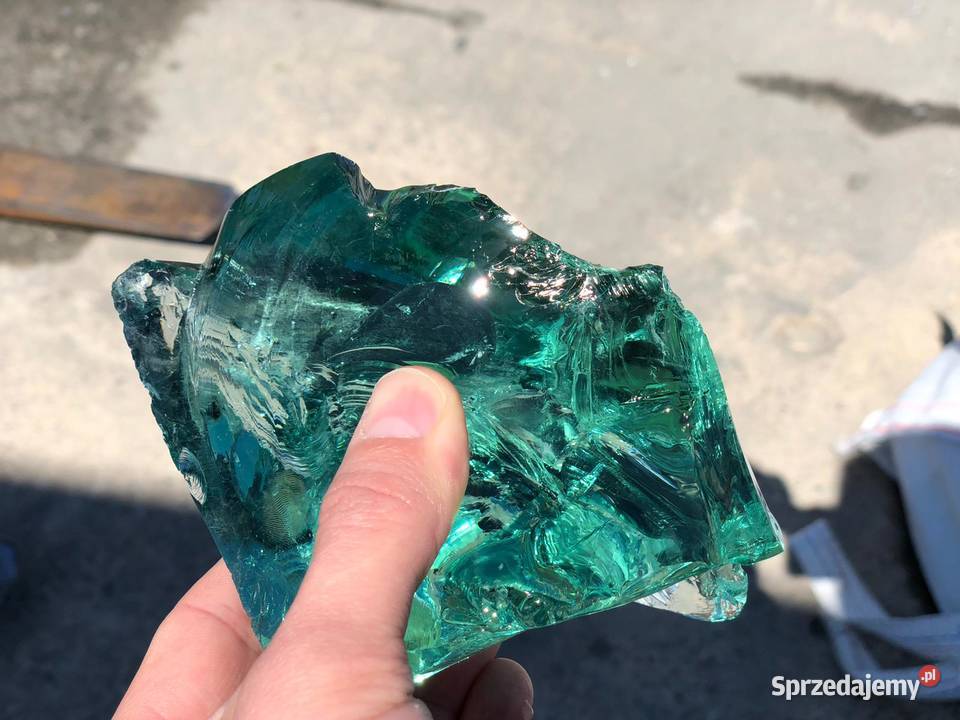 Bryły szklane bryła szklana lawa szklana kamień