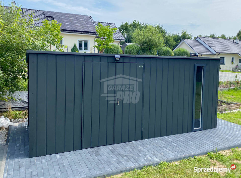 Schowek domek ogrodowy 5x25m wiata 05m brama Jarocin