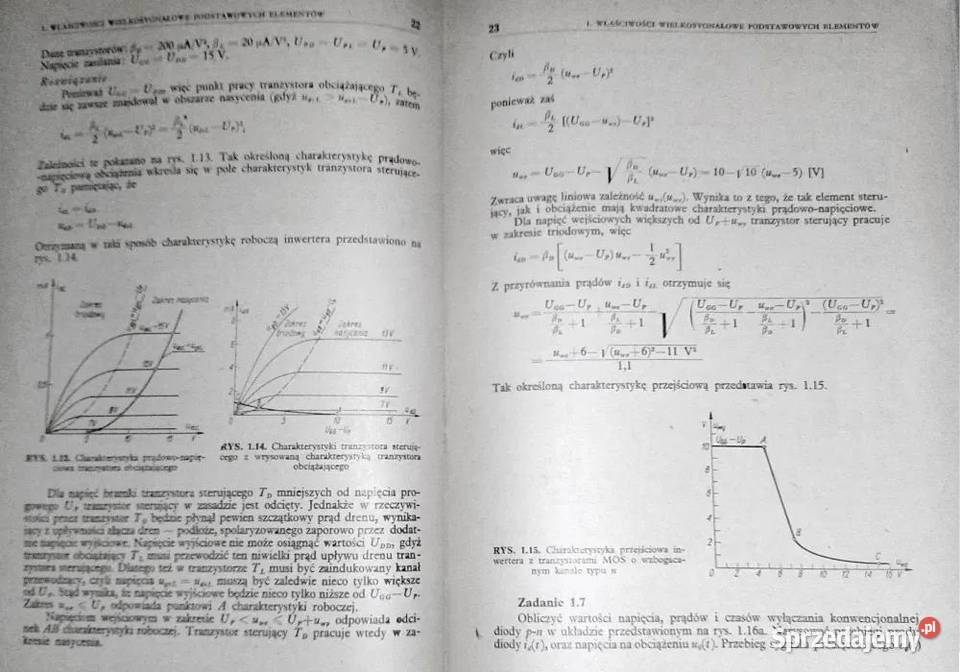 Zbiór zadań z układów elektronicznych Rok wydania 1977 Chełm