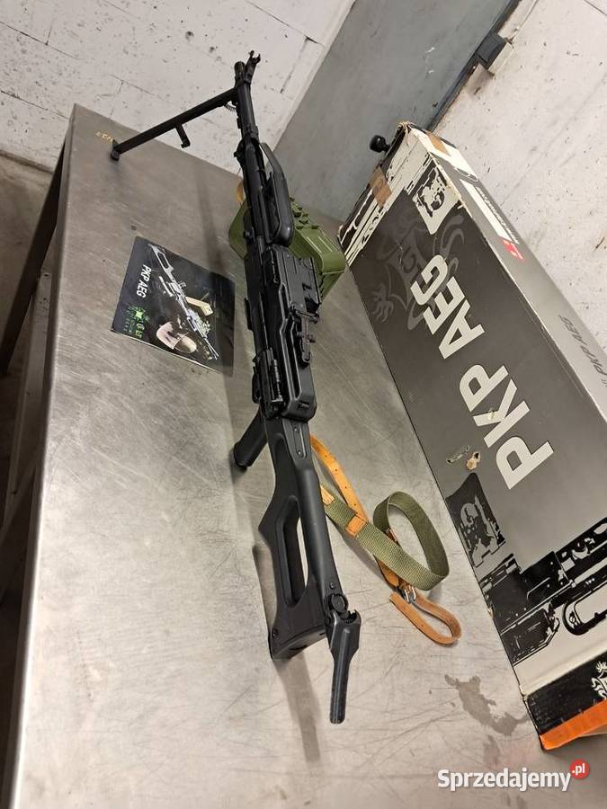 Sprzedam replikę ASG karabin maszynowy PKP Zielona Góra sprzedam