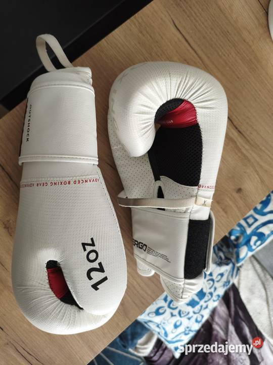 Rękawice bokserskie Outshock 12 oz BG120 owijki Kielce