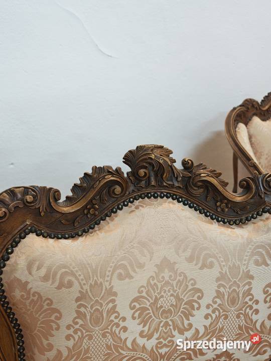 Dwa śliczne fotele na sprężynach ludwik Sandomierz
