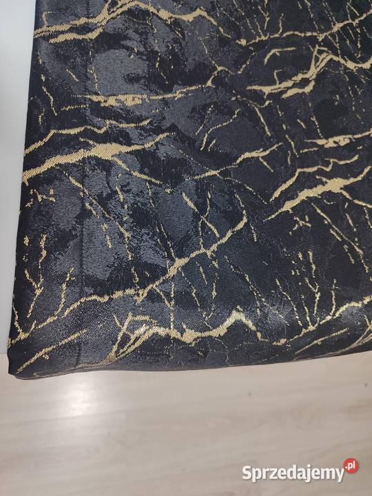 Serweta bieżnik czarno złoty Obrusy i serwety pomorskie Lipnica sprzedam