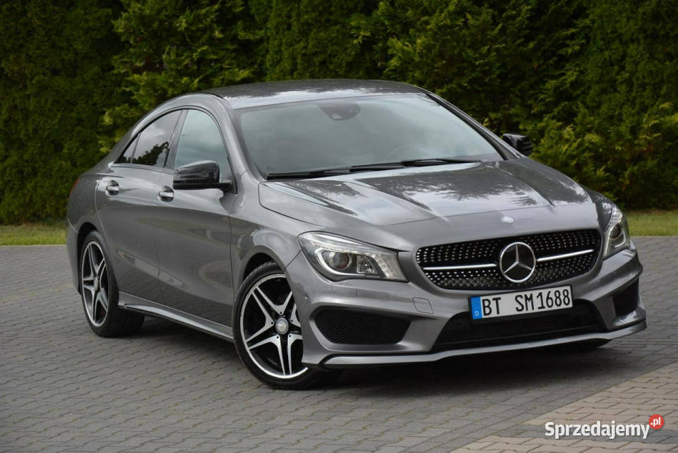 Mercedes CLA 200 AMG Line Navi Distronic Bixenon podgrzewane fotele Ostrów Mazowiecka