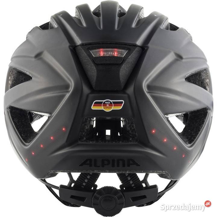 Kask rowerowy Alpina Urban Haga LED Matt Black śląskie Szczerbice sprzedam