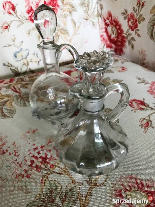 Pojemniki na przyprawy płynne oliwa ocet szklane Wyposażenie wnętrz Katowice