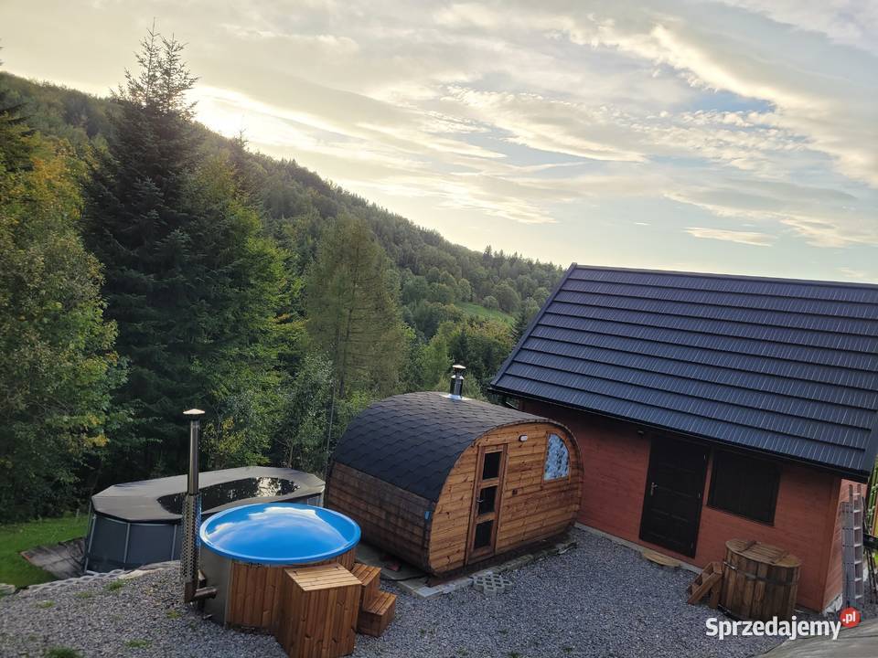 Sauna Owalna Ogrodowa Wyposażona Sauna Beczka Olecko sprzedam