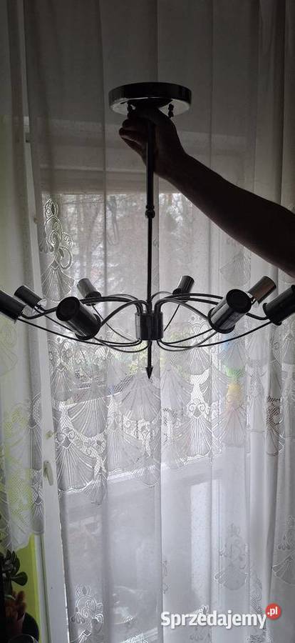 Żyrandol Italux 8x E14 stal chromowana Pozostałe Łódź