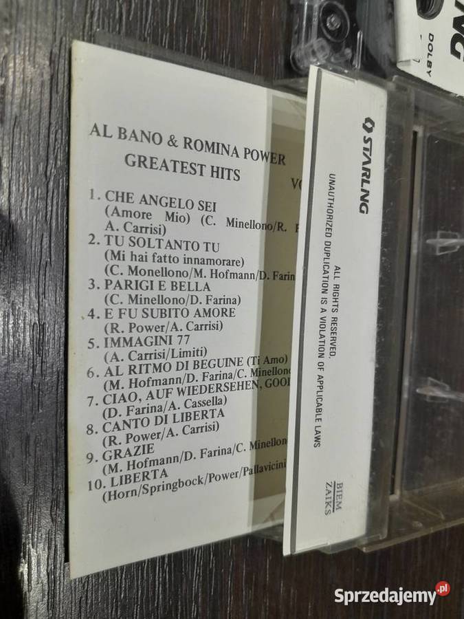 Kaseta magnetofonowa Al Bano Romina Power Muzyka Wieliczka