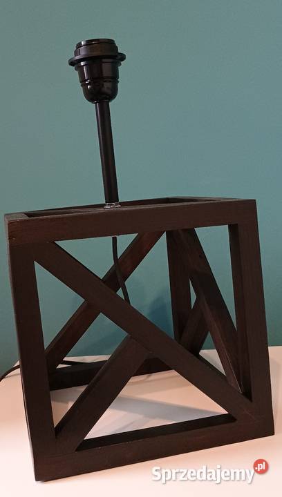 Lampa drewniana stołowa Mława