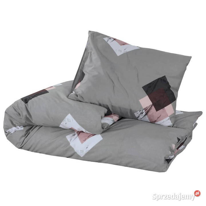 Zestaw pościeli szary 260x240 bawełna WM136468 mazowieckie