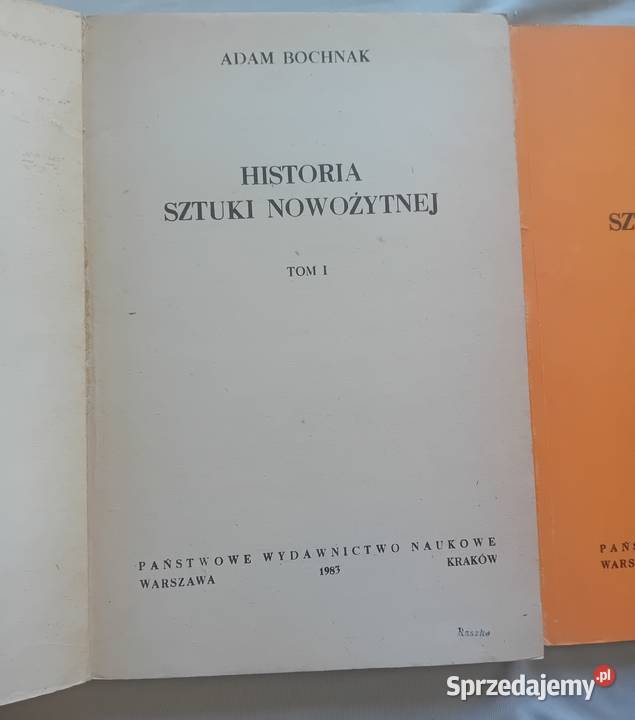 Adam Bochniak Historia sztuki nowożytnej Tomy 12 Koźminek