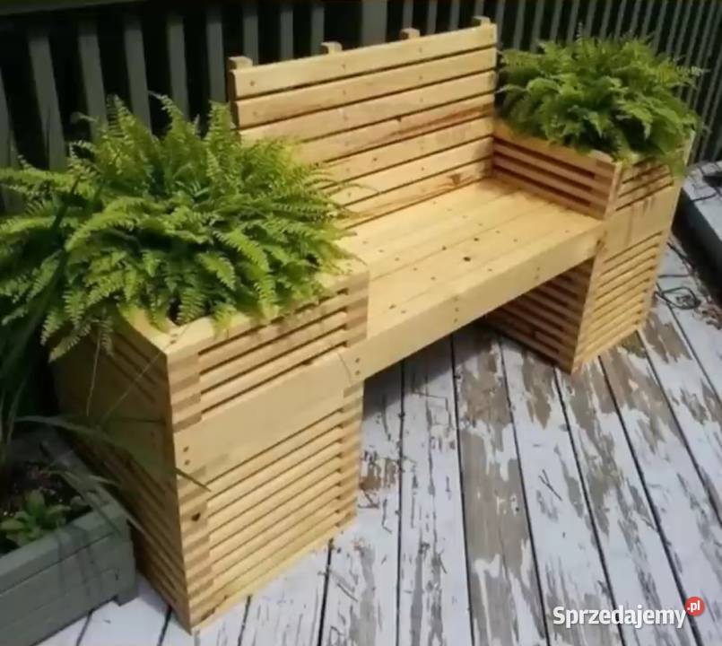 Ławka ogrodowa drewniana drewno Zgierz sprzedam