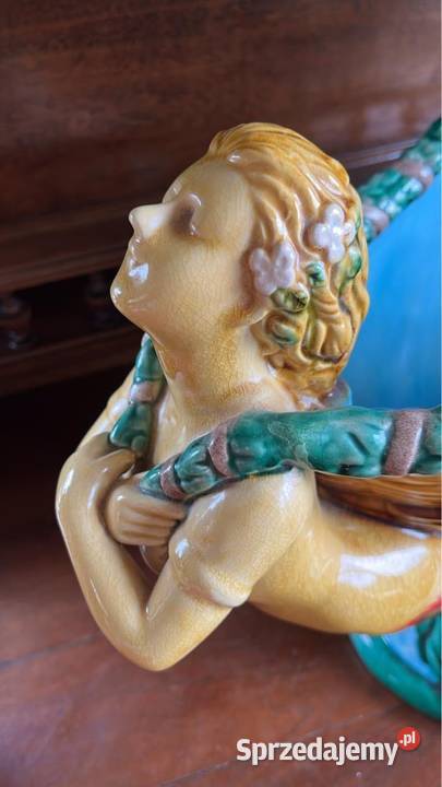 Duża owalna jardiniera w stylu Mintona Pierwsza sprzedam