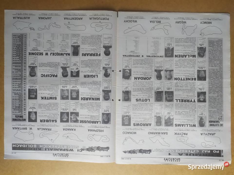 Skarb kibica formuła 1 sezon 1994