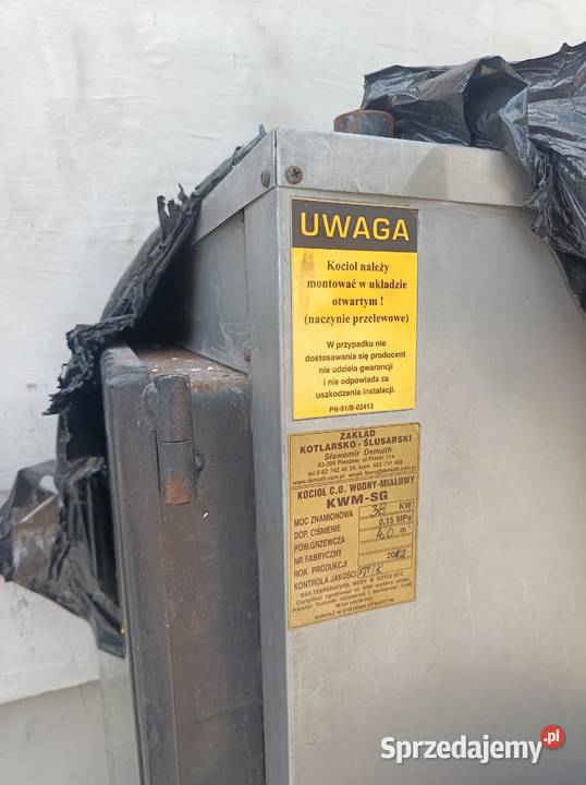 Piec wodny miałowy 38kw Kórnik