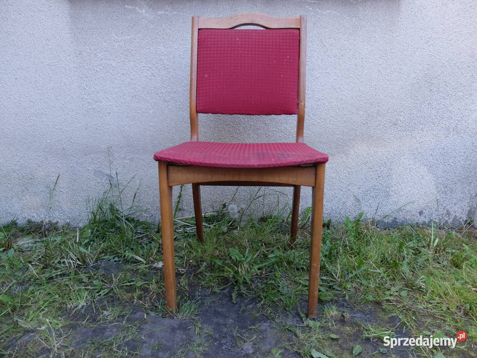 Krzesło z epoki PRL produkcja Jasienica 638 Kościan