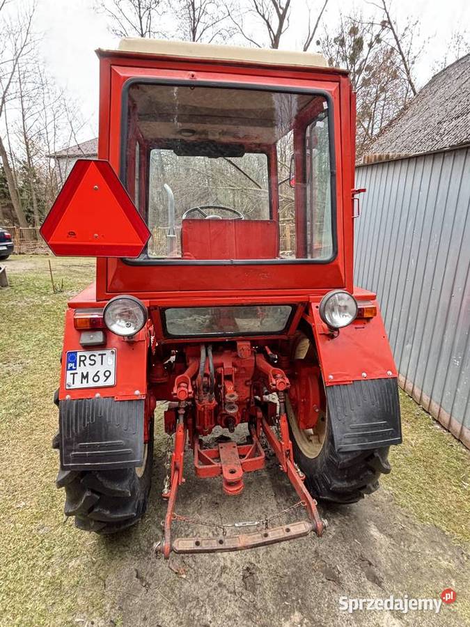 Ciągnik Władimirec T25 a z zestawem maszyn podkarpackie Zaklików