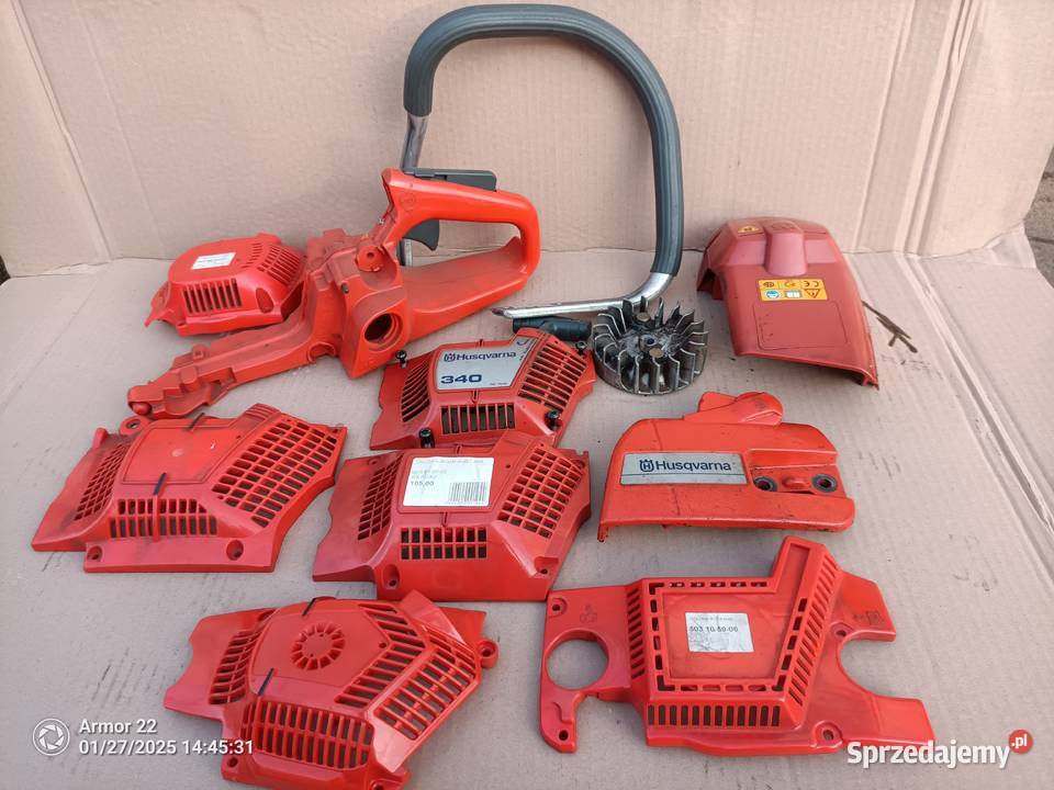 Części nowe i używane do pilarek Husqvarna różne sprzedam