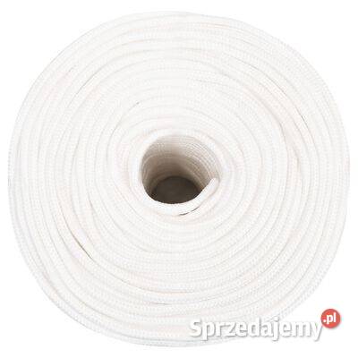 vidaXL Linka żeglarska biała jednolita 6 mm 25 m Warszawa sprzedam