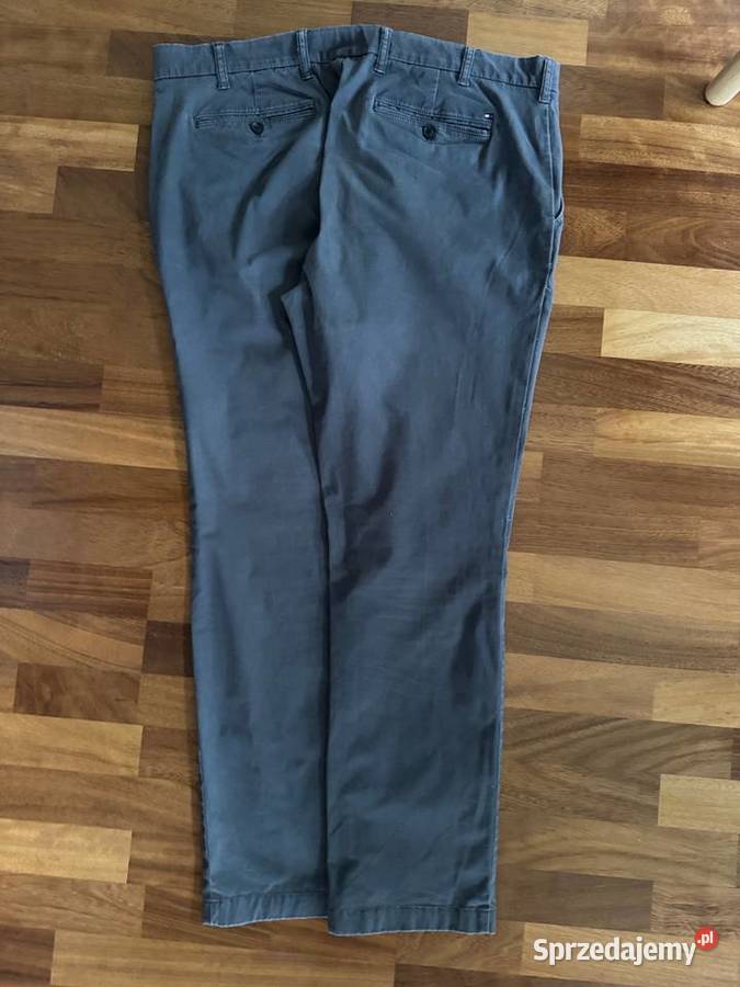 Spodnie Tommy Hilfiger slim fit bawełna elastan Tommy Hilfiger Dąbie