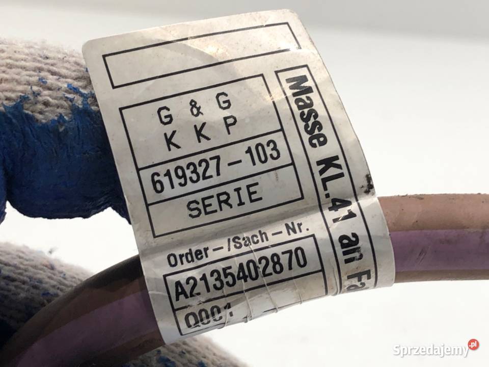 PRZEWÓD KLEMA PLUS MERCEDES CLS A2135402870 30 sprzedam