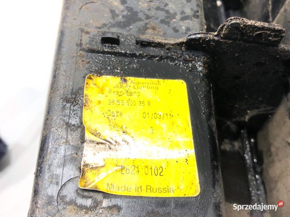 LAMPA LEWY TYŁ DACIA DUSTER 265550035R SUV 1018 osobowe