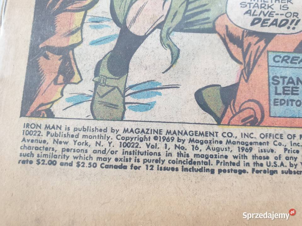 The Invicible Iron Man of Beasts Men 1969 Gdynia