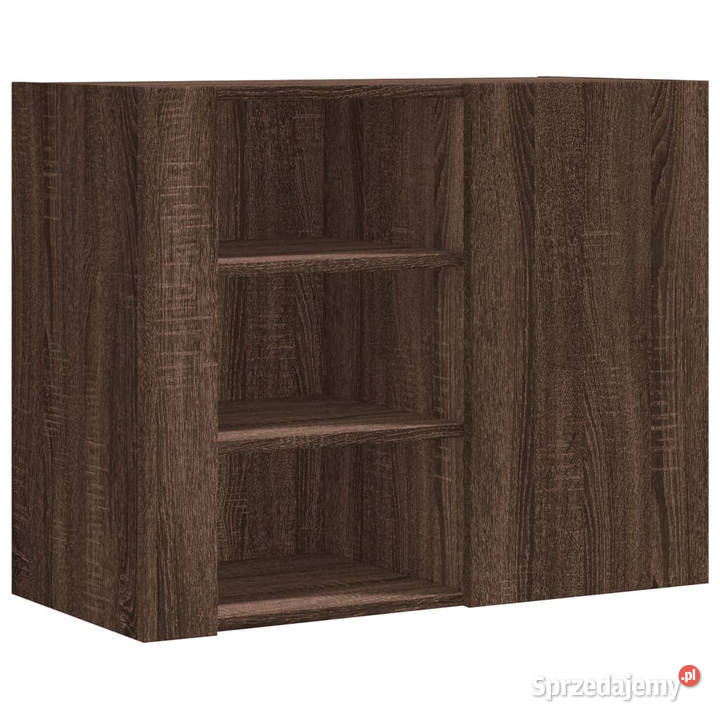 Szafka wisząca brązowy dąb 75x35x60 WM848429 mazowieckie Warszawa