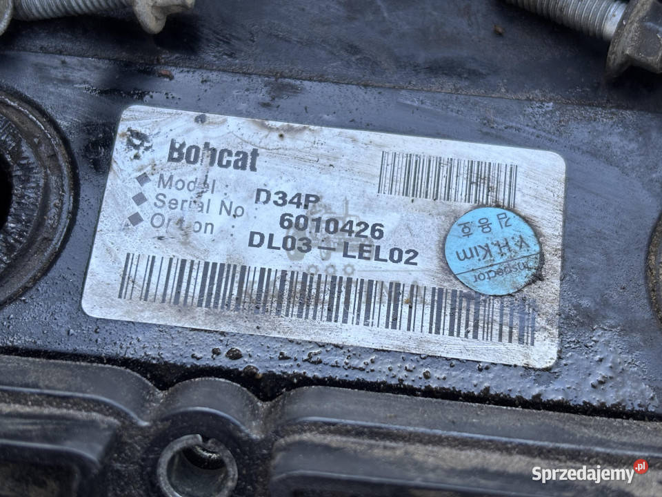BOBCAT D34P DL03LEL02 Słupek Blok Głowica Koło Jastrzębniki sprzedam