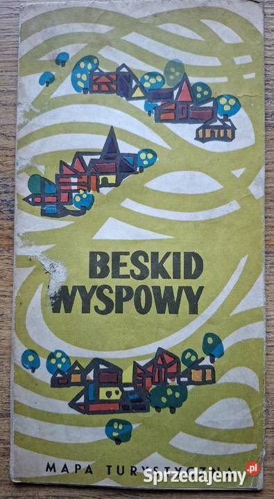 Beskid Wyspowy mapa turystyczna 1 125 000 Kraków