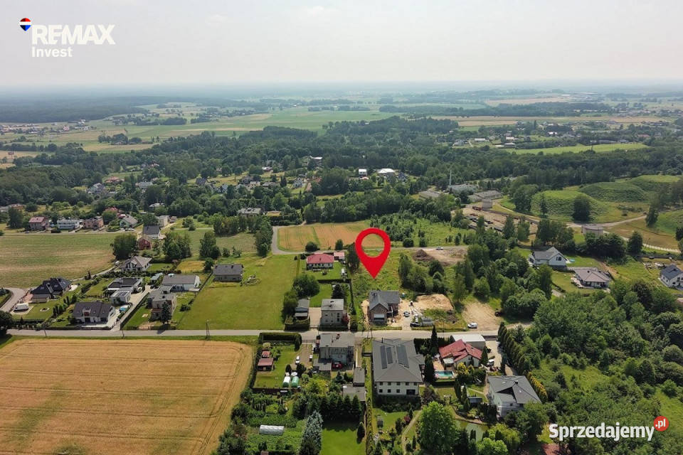 Płaska działka 840 m pod wymarzony dom 841m2 śląskie Mikołów